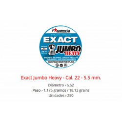 Balines Cometa Exact Jumbo Heavy cal. 5,5mm