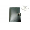 Cartera linterna Ledlenser piel verde oscuro